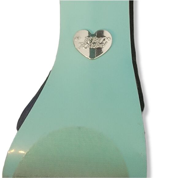 Betsey Johnson Blue Label SB-ADORE SZ 8.5 Pumps With Flower Rhinestones Heels - Picture 8 of 8